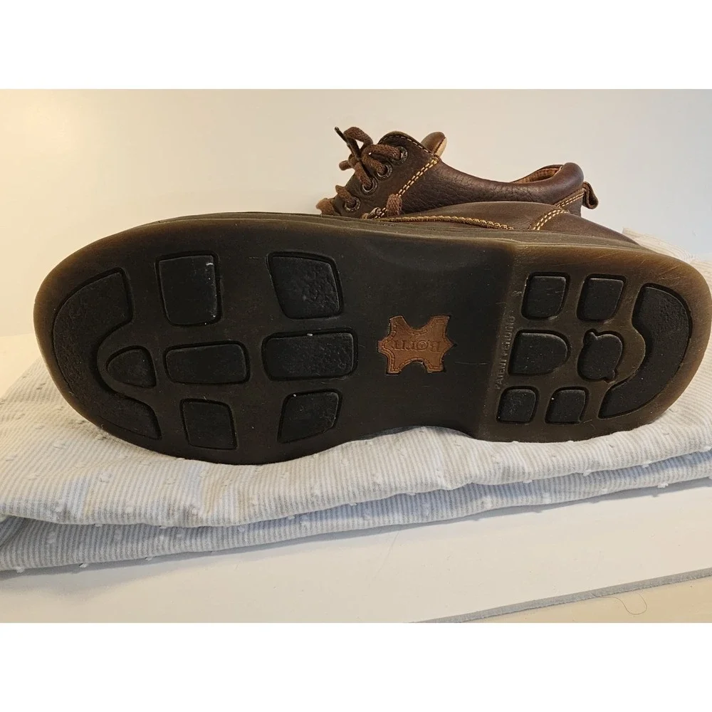Born‎ Men's Brown Leather VGC  tie casual shoes - mens 8M